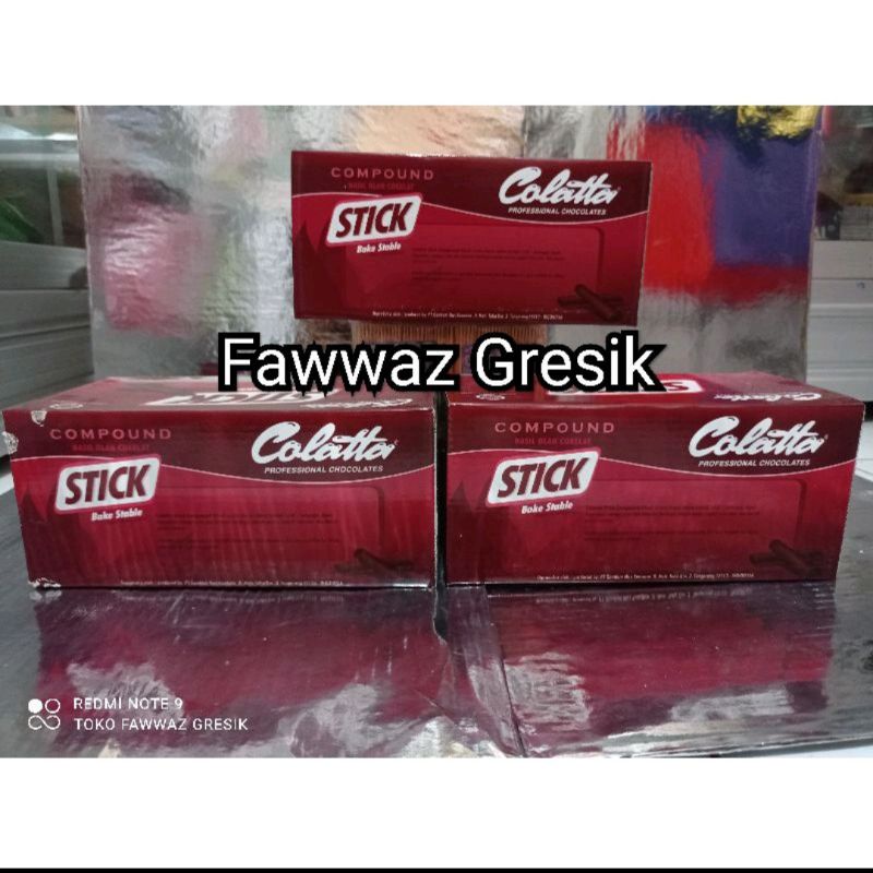 Colatta Stick Box coklat Cokelat collata colata Stik Stick 1,2kg Bake Stable Tahan Panggang