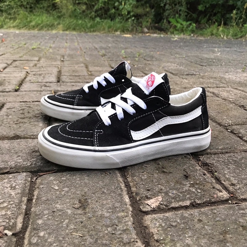 Vans Sk8-Low Black White Second - Size 38