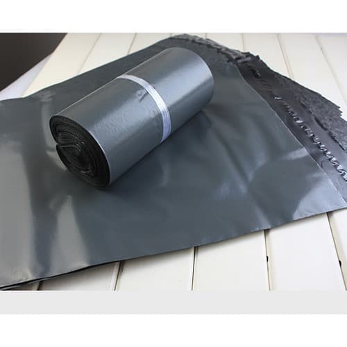 Plastik Polymailer 17x30cm Semi Glossy Black Hitam Amplop Kemasan Packing Packaging Package Paket 17x30 cm