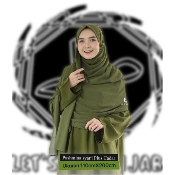 PASHMINA JUMBO/PASHMINA SYAR'I/PASHMINA UKURAN 200X110 CERUTY BABYDOLL