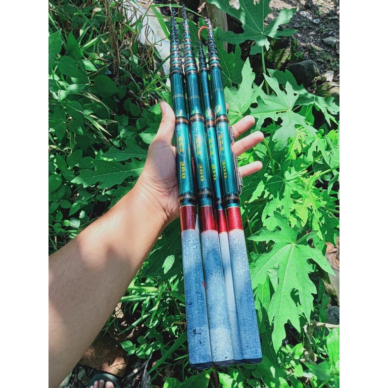 Orca TJL Joran Tegek Kolong Fiber 300cm 360cm 450cm Ruas Pendek