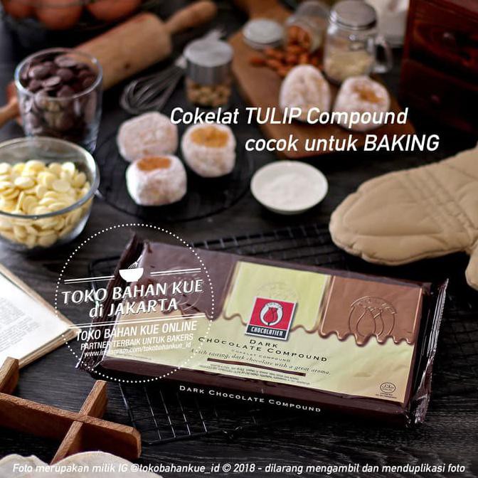 

Cokelat Tulip Dark Chocolate Compound Coklat Batang Murah Enak 1 kg