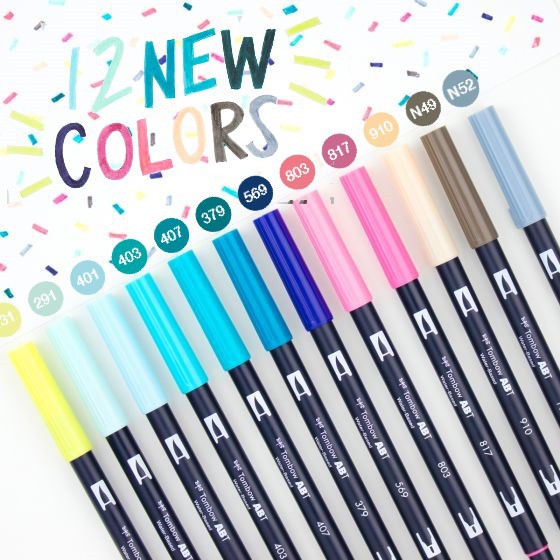 

Tombow ABT Dual Brush Pen New Colors Satuan