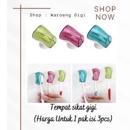 Tempat Sikat Gigi Flip (1 pak isi 3pcs)