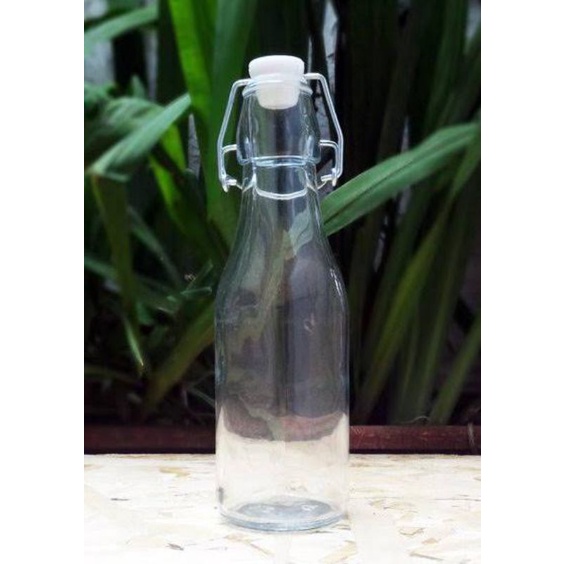 botol kaca 500ml korken kedap udara