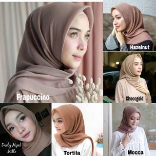 HARGA TERMURAH JILBAB  BELLA SQUARE SEGI EMPAT HIJAB 