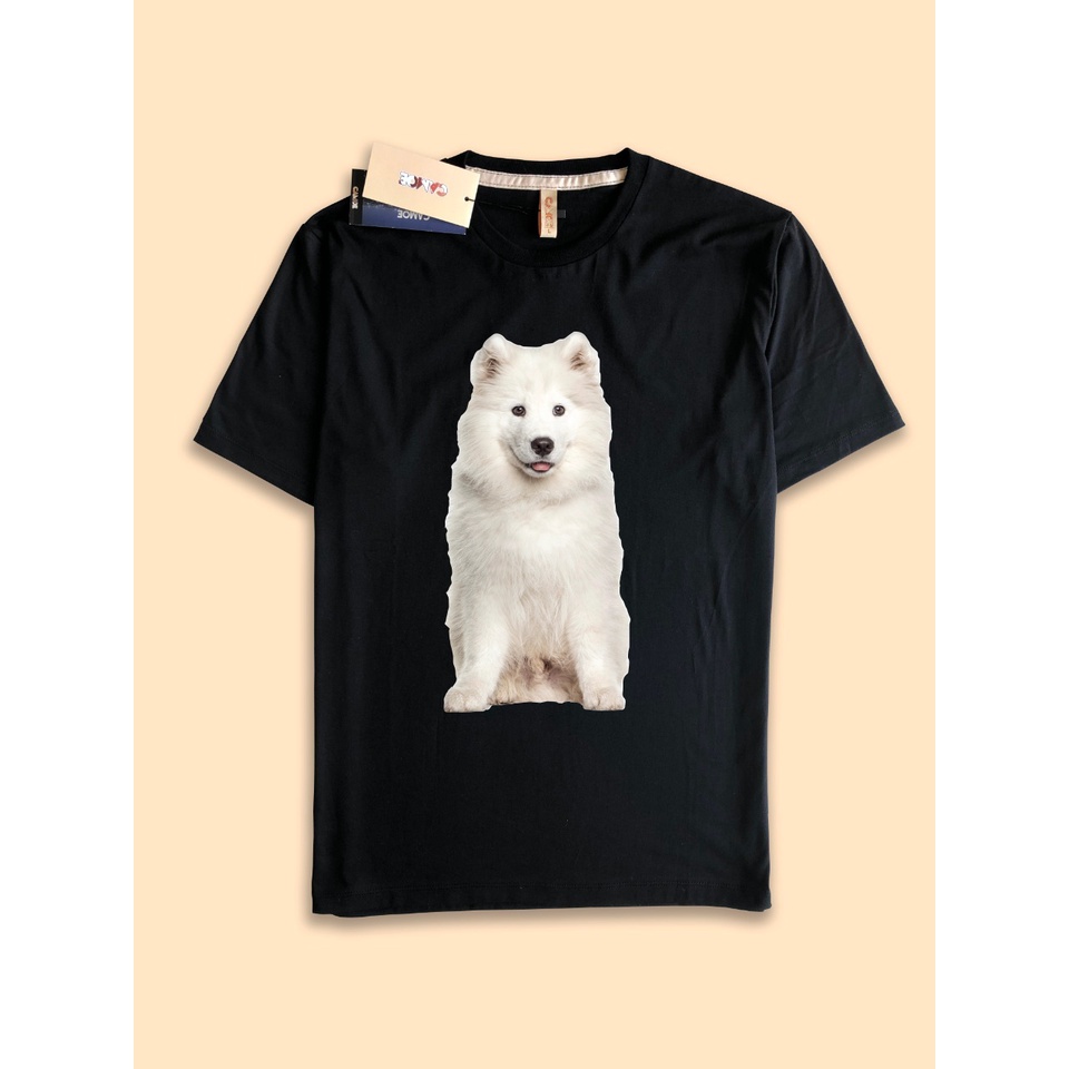 Kaos Tshirt Anjing Dog Breed Samoyed