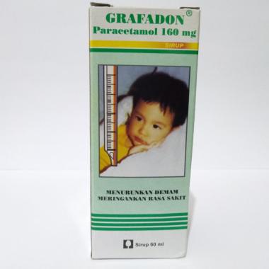 Grafadon Sirup 60ml Obat Penurun Demam Panas Anak Paracetamol