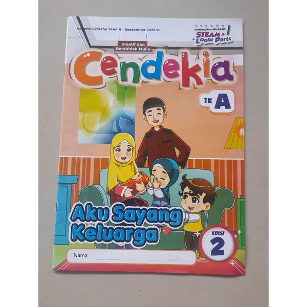 Majalah Bulanan Tk Ra Paud CENDIKIA TK A SEPTEMBER   2022 Ed 02 (Baru Original & Segel)
