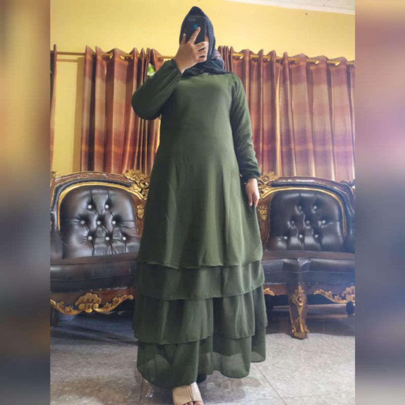 Gamis Malaysia lapis legit (tidak busui)