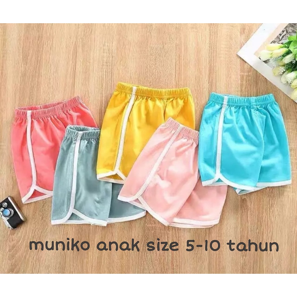 CHERYLPICK CELANA PENDEK SHORTPANT GEMES MUNIKO ANAK 5-10 tahun PART#2