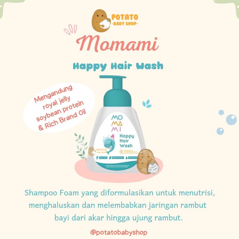 Momami Happy Hair Wash - Shampoo Bayi Shampo