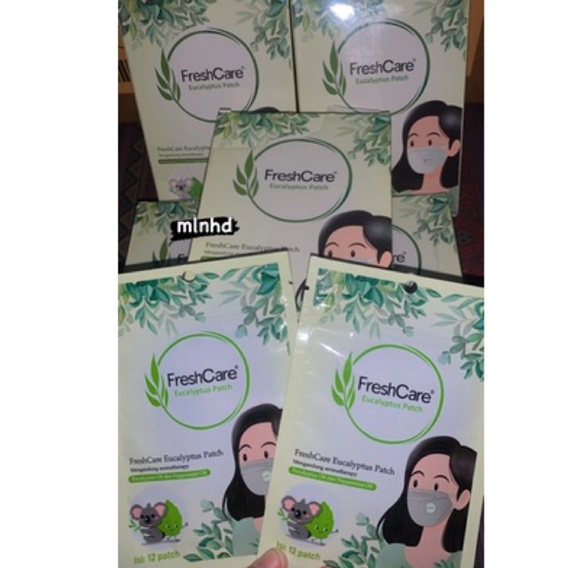 (ready) FRESHCARE Eucalyptus Patch | grosir 1 box Isi 24pack / FreshCare Stiker Masker 1box isi 24pa