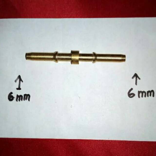 NEPEL SAMBUNGAN 6MM/6MM