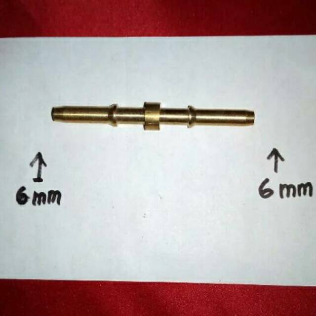 NEPEL SAMBUNGAN 6MM/6MM