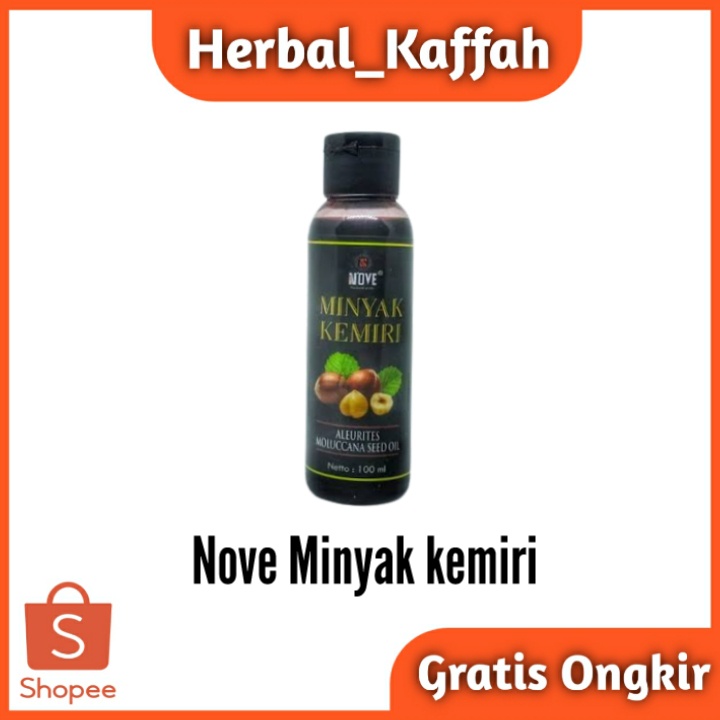 NOVE Minyak Kemiri Original Menghitamkan Rambut 100ml BPOM Aleurites Moluccana Seed Oil