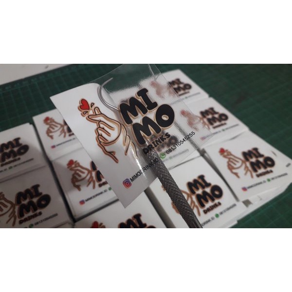 

Segera Beli stiker label transparan sudah termasuk potong sesuai bentuk Berkualitas