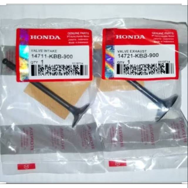 Klep set Honda Tiger 2000/Tiger Revo/Megapro ori