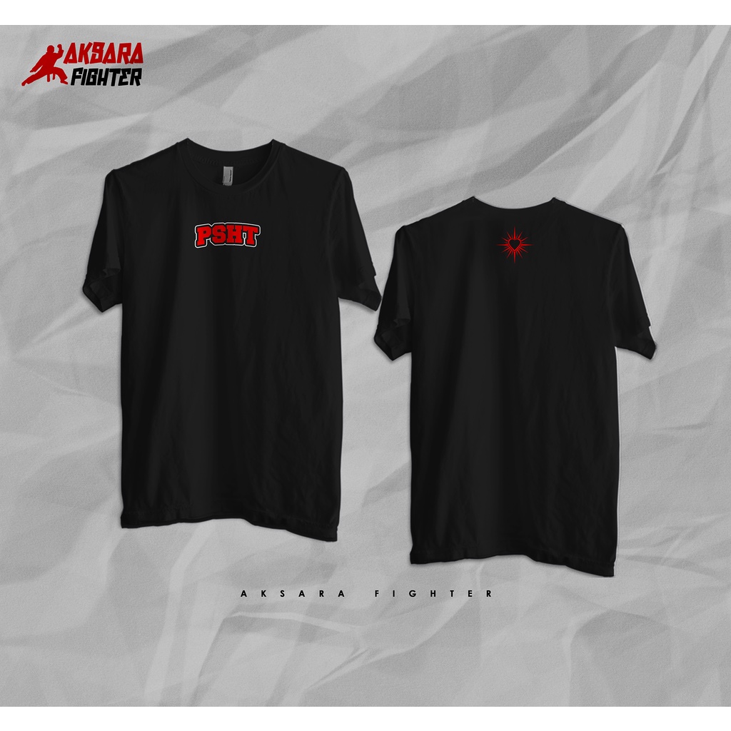 Kaos PSHT Distro Aksara Desain Simpel Combed Premium
