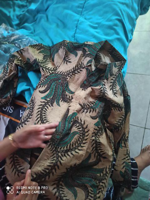 Kemeja Batik Garuda Slimfit M L Xl Xxl