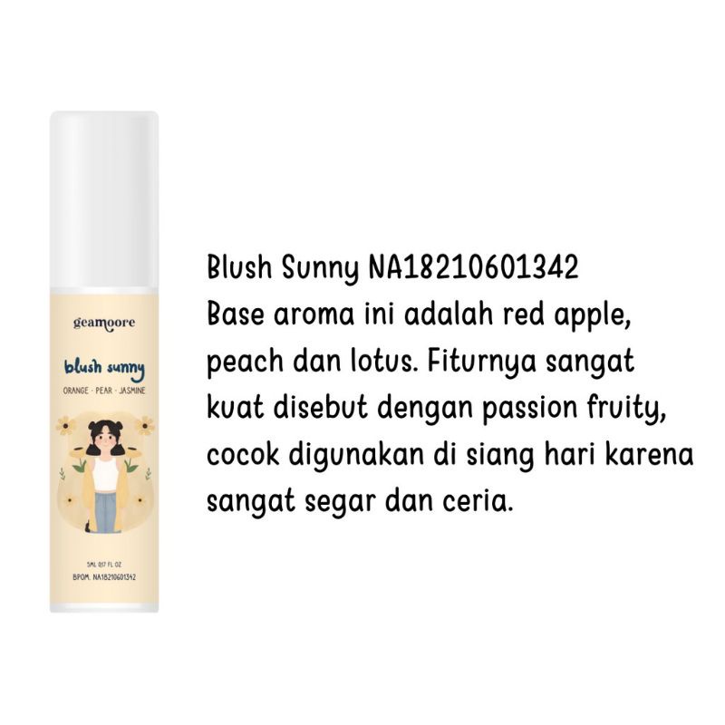 Parfum Geamoore Roll On 6 ml &amp; 5mL BPOM tahan lama