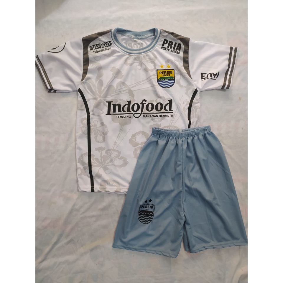 SETELAN JERSEY ANAK KIDS PERSIB BANDUNG TERBARU TEJA PAKU ALAM BIRU PUTIH LATIHAN MUSIM 2021 BRI LIG