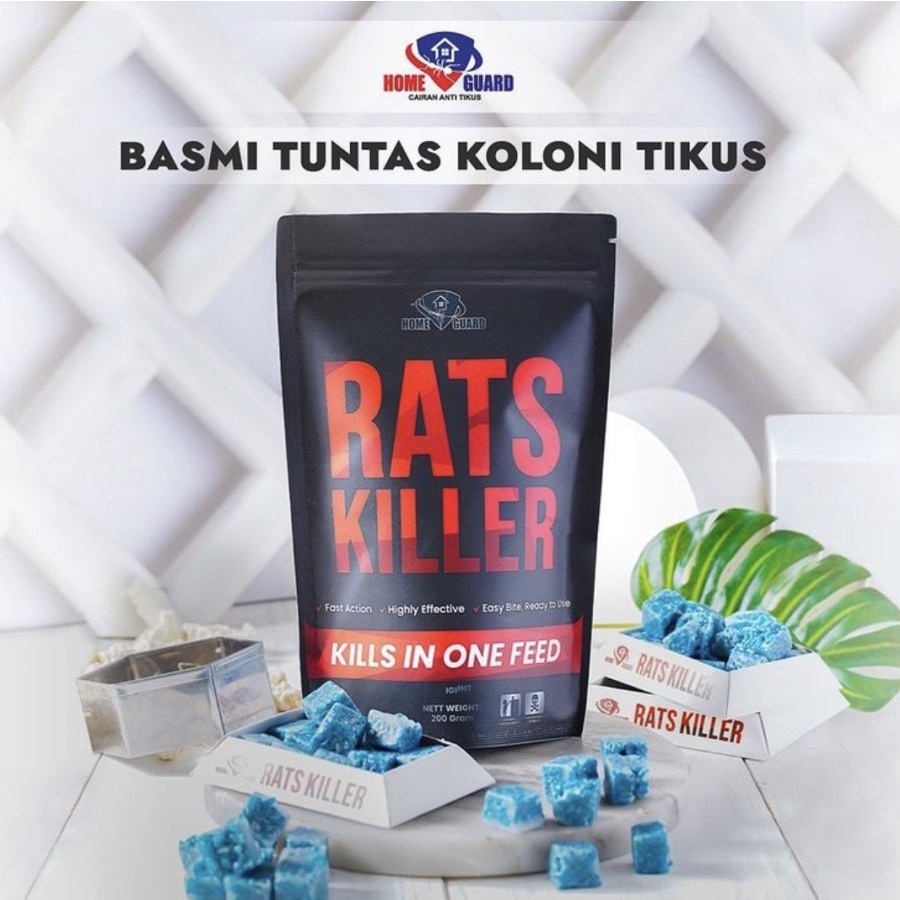 HOME GUARD Rats Killer 200gr Racun Tikus