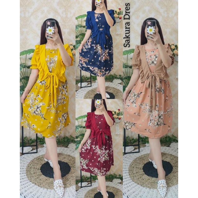 DRESS ROMPI VERSI 2 / DRESS BAHAN VOXY KEKINIAN / DRESS ROMPI TERBARU