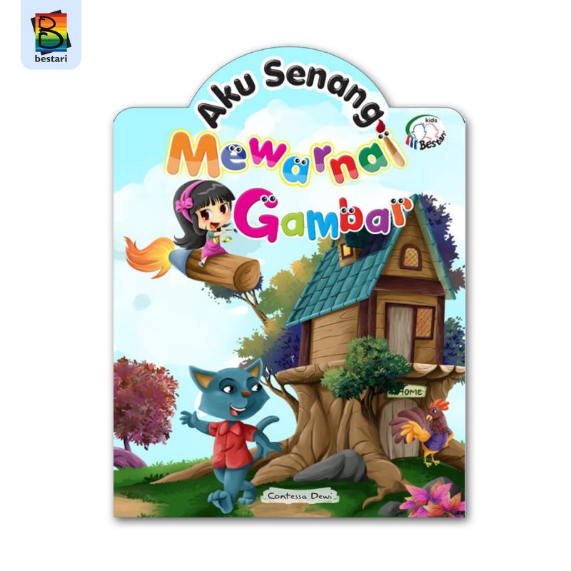 Buku Aktivitas Anak PAUD/TK - Aku Senang Mewarnai Gambar