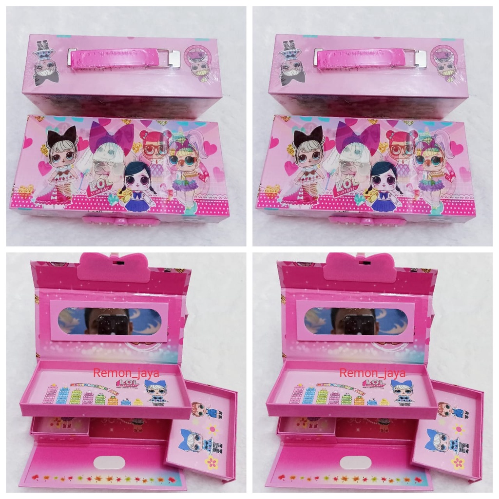 MARKASSHOP66--KOTAK PENSIL KODE 3 SUSUN TINGKAT 3D KARAKTER LUCU/KP KELANG/ZK 3000