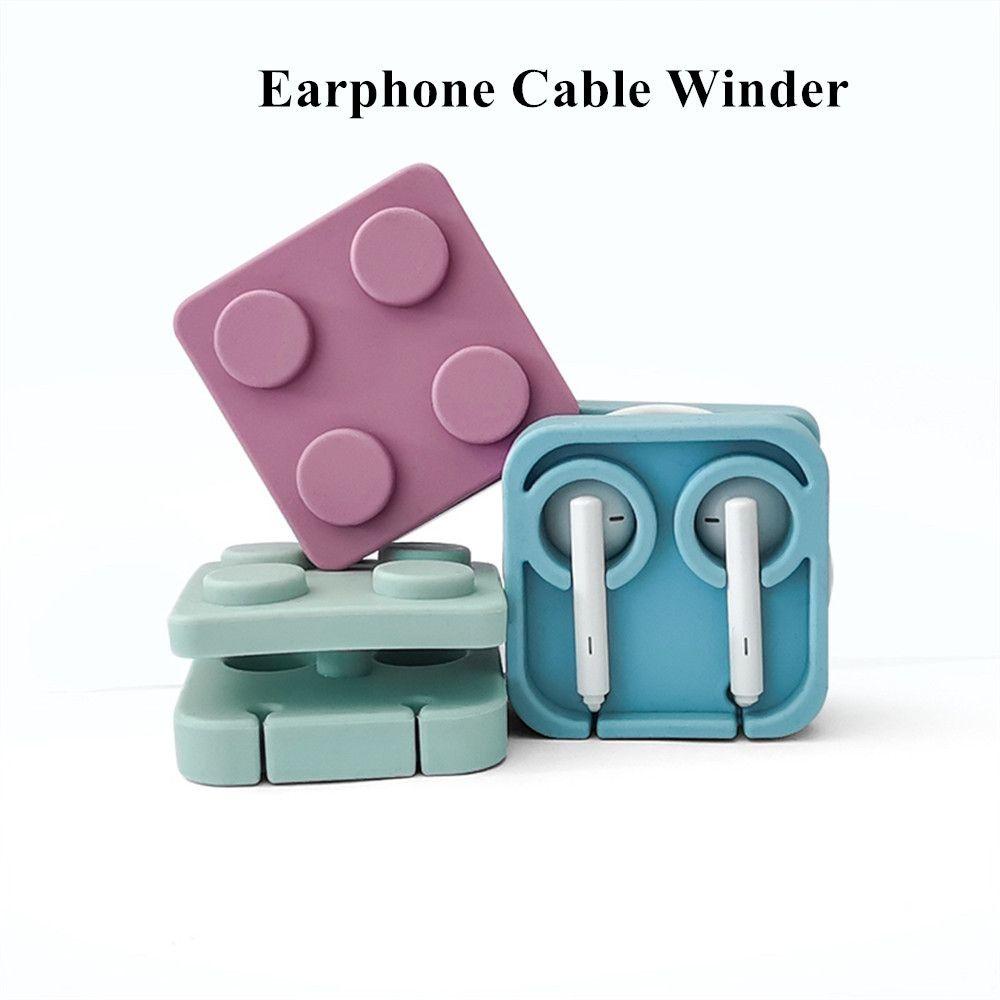 POPULAR Populer Earphone Kabel Winder Data Line Organizer Data Cable Winder Earbud Wire Organizer Tempat Kabel Garis Headphone