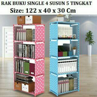 Rak Buku Serbaguna 5 Susun 4 Ruang Lemari Buku Rak Buku Serbaguna 5 Susun 4 Ruang Lemari Buku