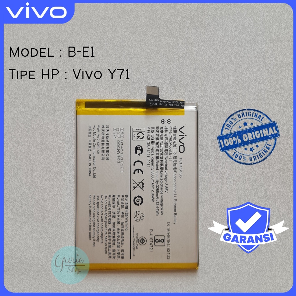 BATERAI BATTERY BATRE VIVO Y71 BE1 B-E1 ORIGINAL