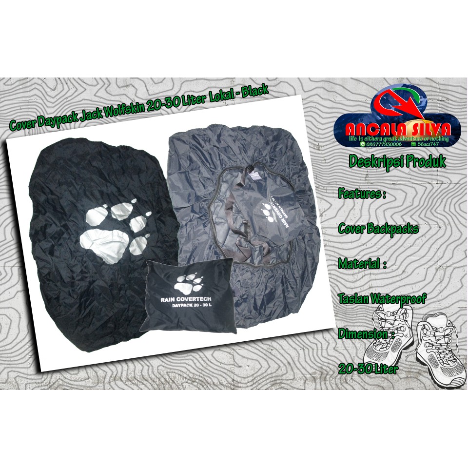 Cover Daypack Jack Wolfskin 20-30 Liter  Lokal