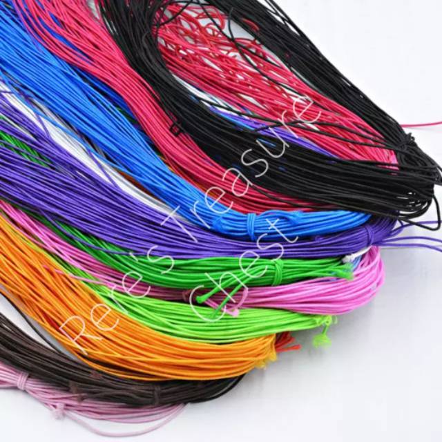 1 IKAT Nylon Coated Round Elastic Cord Tali elastis 1 IKAT Nylon Coated Round Elastic Cord Tali elastis