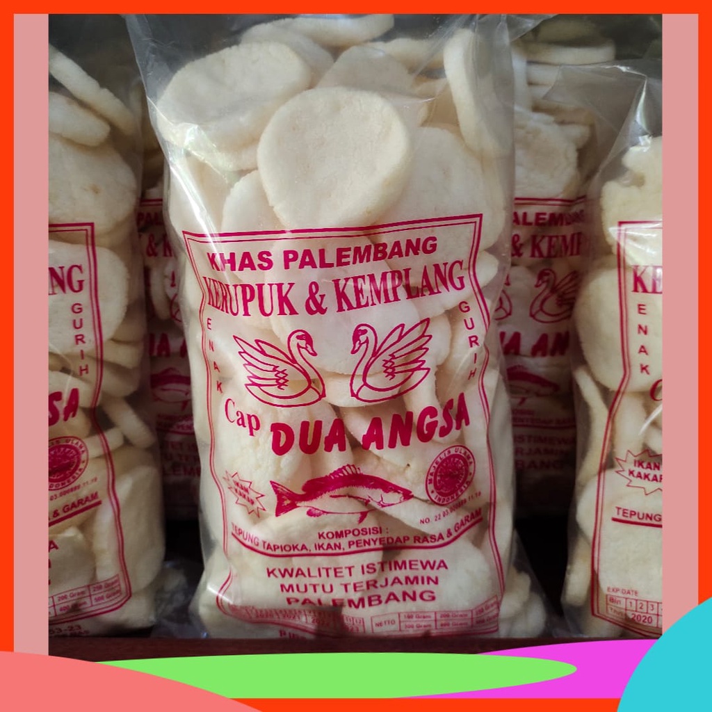 

KEMPLANG KERUPUK DUA ANGSA 500 GRAM BY NAGA MAS KHAS PALEMBANG