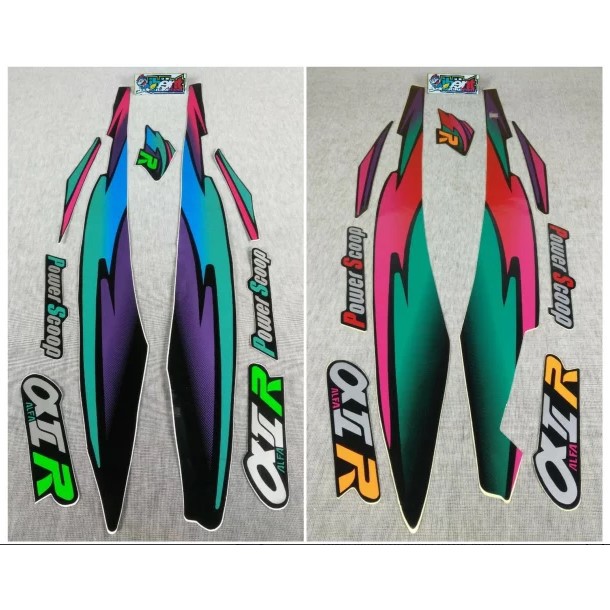 STRIPING STICKER MOTOR YAMAHA ALFA 1996