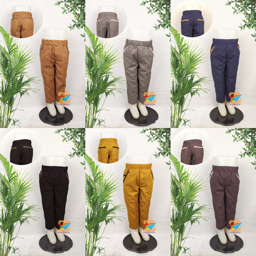 Pilih Warna Celana Chino Anak/Chinos Anak Panjang//COD bisa bayar Di tempat (Perkiraan 1 s.d 5 Tahun)