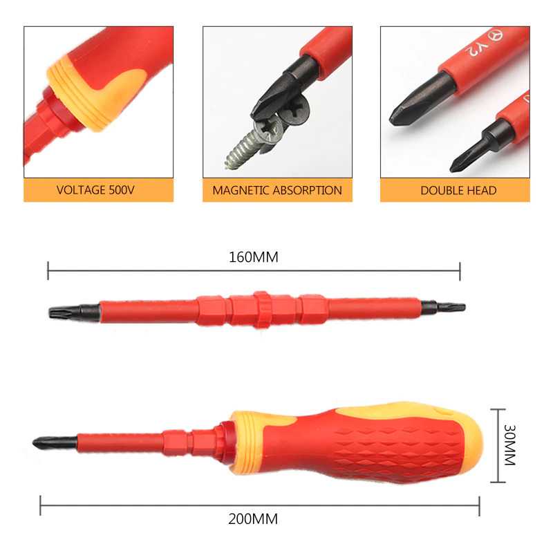 TD - CEA SKIUNT Obeng Set Reparasi 14 in 1 - SK14