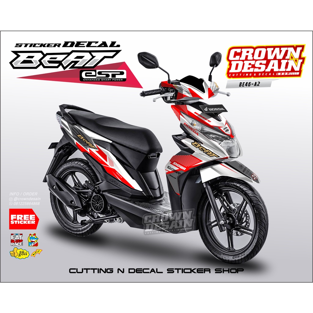 Jual [READY] Sticker Decal Beat Street Fullbody - Decal Sticker Honda ...