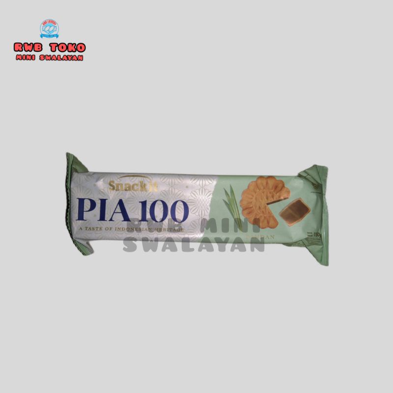 

Snackit Pia 100 Rasa Pandan 150g