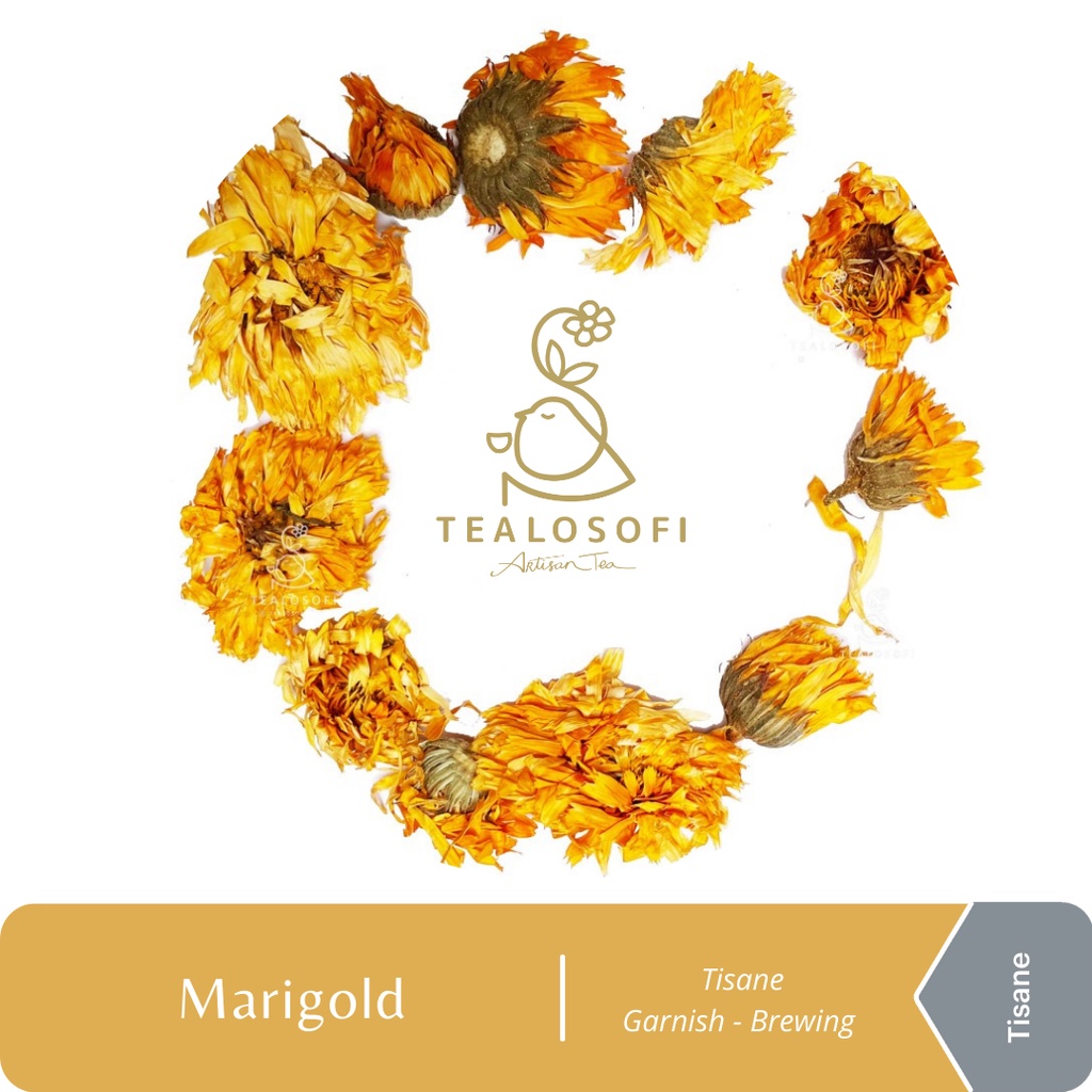 

Marigold Dried Organic Flower - Calendula Herbal Tea