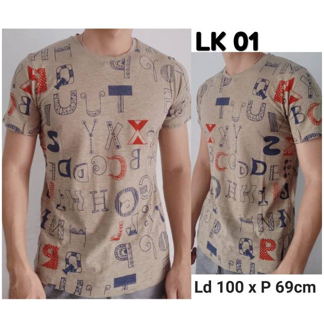 Kaos cowok Atasan Laki laki Baju pria