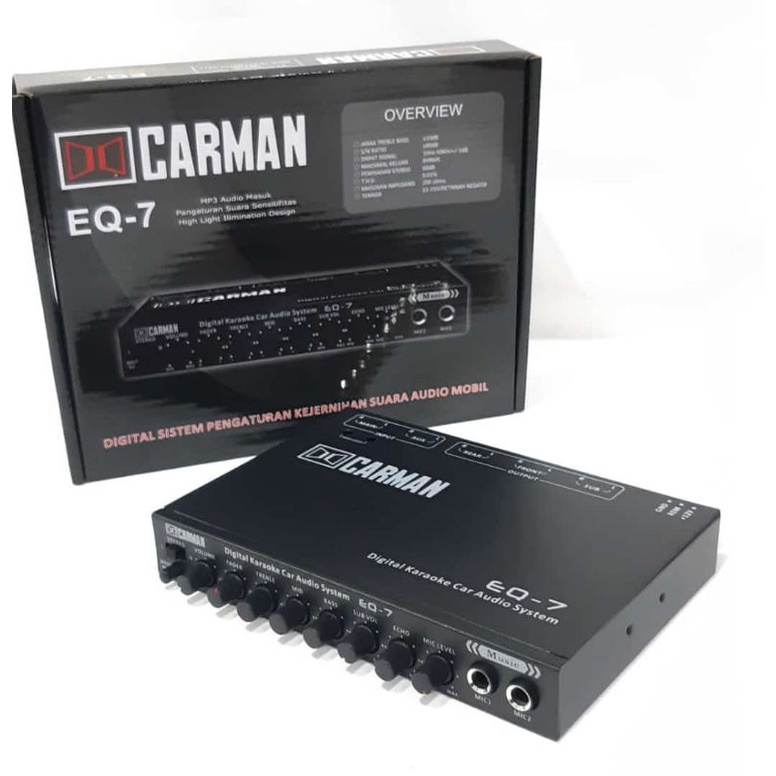 Parametric Carman EQ 7 PREAMP Carman EQ7 parametric mobil