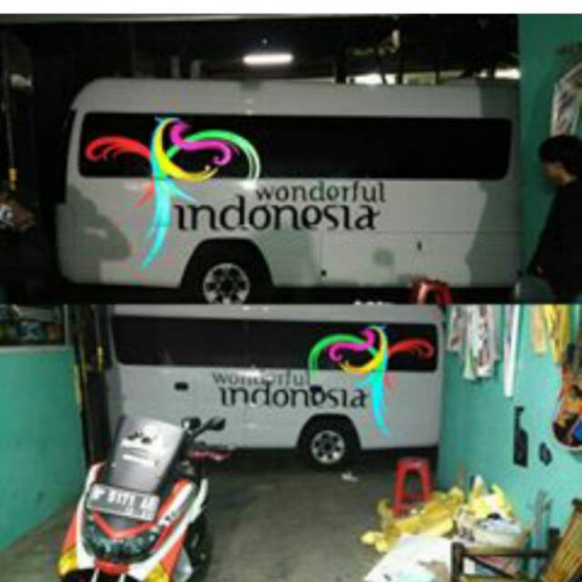 

cutting sticker stiker bebas desain printing waterproof label merk laminasi 32