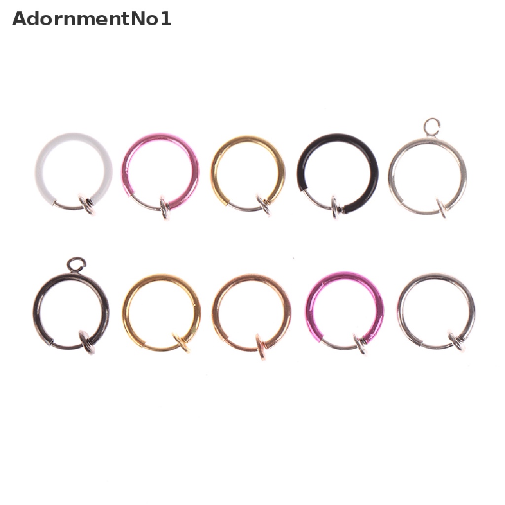 (AdornmentNo1) Anting Jepit Hidung / Bibir Tanpa Tindik Untuk Wanita