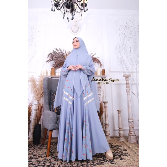 Gamis Annisa Syar’i Original by A ASM set Syar’i