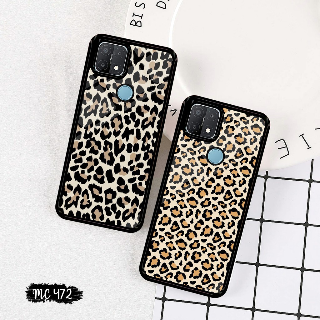 MC472  Softcase Kilau Oppo A15 OPPO A98 5G Casing Glass Case Kaca HP Pelindung Silicon HP Mika HP Fo