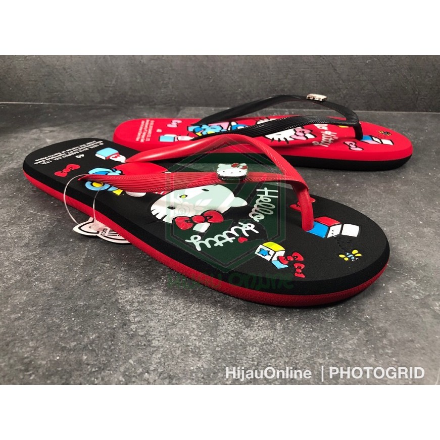  Ando  HK 1901 Sandal  Jepit Karakter  Hello Kitty Wanita 