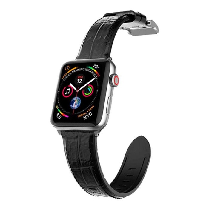 Hybrid Leather Band Strap for Apple Watch 38 40 42 44mm by X-DORIA